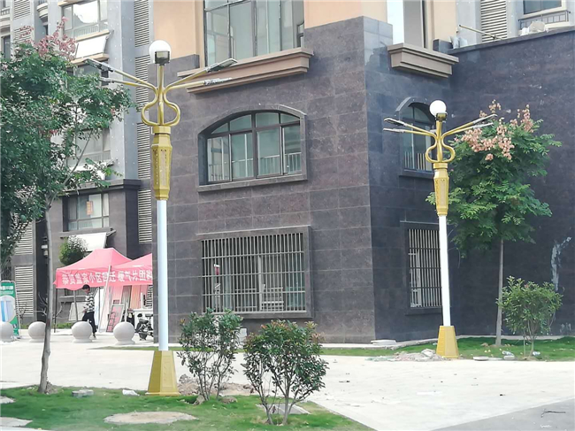 濟南蓋家溝安置區(qū)路燈照明案例