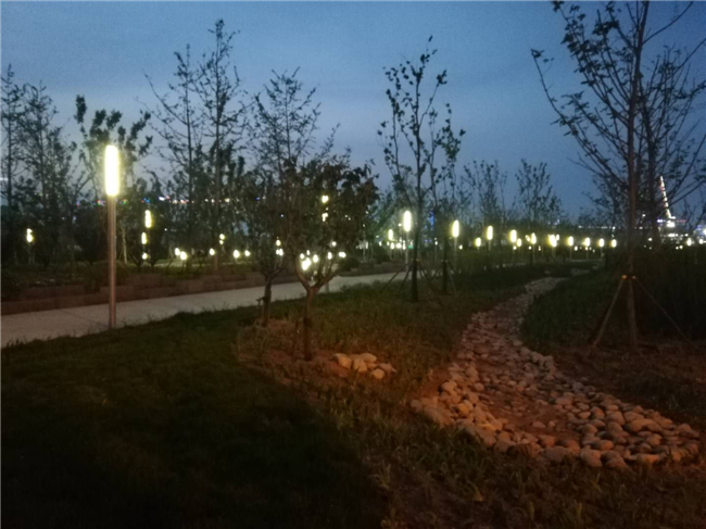 濟南綢帶公園景觀照明案例